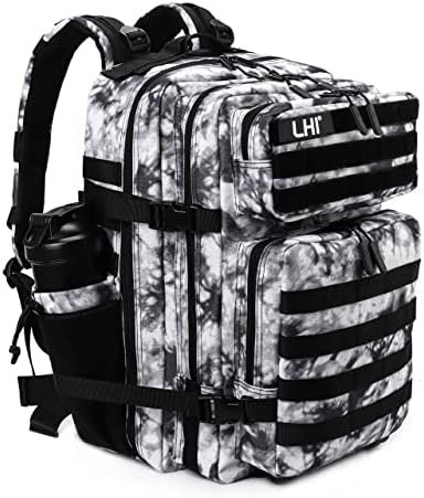 LHI Military Tactical Backpack for Men and Women 45L Army 3 Days Assault Pack Bag Large Rucksack with Molle System LHI Military Tactical Backpack for Men and Women 45L Army 3 Days Assault Pack Bag Large Rucksack with Molle System