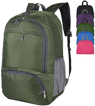 HYCOPROT 35L Hiking Backpack Ultralight lightweight Packable Foldable Water Resistant Travel Camping Outdoor Daypack (Green) HYCOPROT 35L Hiking Backpack Ultralight lightweight Packable Foldable Water Resistant Travel Camping Outdoor Daypack (Green)