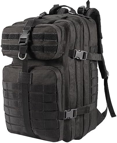 BOMTURN Tactical Military Backpack Molle Bag: 45L Waterproof Large Backpack Rucksack Army 3 Day Assault Survival Bag Pack BOMTURN Tactical Military Backpack Molle Bag: 45L Waterproof Large Backpack Rucksack Army 3 Day Assault Survival Bag Pack