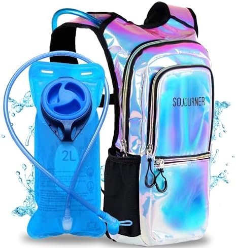 Sojourner Hydration Pack, Hydration Backpack – Water Backpack with 2l Hydration Bladder, Festival Essential – Rave Hydration Pack Hydropack Hydro for Hiking, Running, Biking, Festival Gear Sojourner Hydration Pack, Hydration Backpack – Water Backpack with 2l Hydration Bladder, Festival Essential – Rave Hydration Pack Hydropack Hydro for Hiking, Running, Biking, Festival Gear