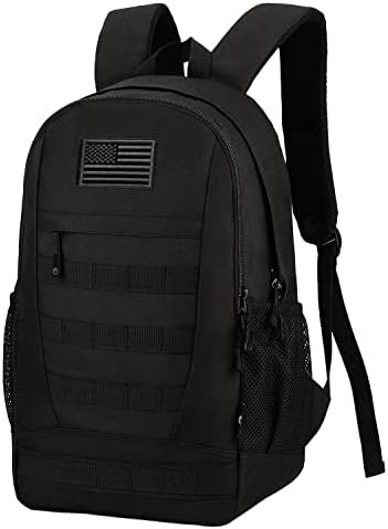 ArcEnCiel Motorcycle Backpack Tactical Military Bag Army Assault Pack Rucksacks with Patch – Rain Cover Included ArcEnCiel Motorcycle Backpack Tactical Military Bag Army Assault Pack Rucksacks with Patch – Rain Cover Included