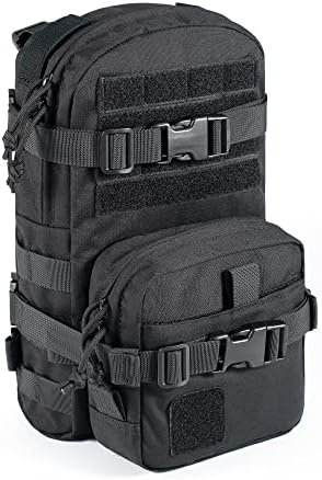 CLTAC Tactical Small MOLLE Hydration Pack Outdoor Water Bladder Carrier Pack for Vest Backpack CLTAC Tactical Small MOLLE Hydration Pack Outdoor Water Bladder Carrier Pack for Vest Backpack