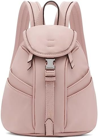 Calvin Klein Shay Organizational Mini Backpack, Rosewood Calvin Klein Shay Organizational Mini Backpack, Rosewood