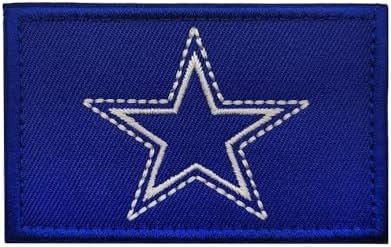 Dallas Sports Team Embroidered Appliqué Patches – Blue & Orange Set with Easy Hook & Loop (Blue) Dallas Sports Team Embroidered Appliqué Patches – Blue & Orange Set with Easy Hook & Loop (Blue)