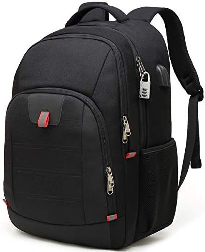 Della Gao Travel Laptop Backpack, Extra Large Anti Theft Backpack for Men and Women with USB Charging Port, Water Resistant Big Business Computer Bag Fit 17 Inch Laptop and Notebook, Black Della Gao Travel Laptop Backpack, Extra Large Anti Theft Backpack for Men and Women with USB Charging Port, Water Resistant Big Business Computer Bag Fit 17 Inch Laptop and Notebook, Black