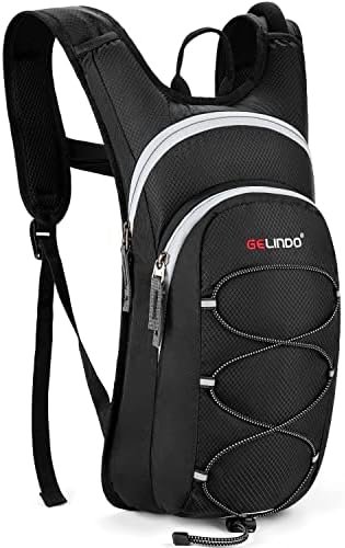Gelindo Water Backpack Hiking Hydration Pack, Insulated Hydration Backpacks with 2L BPA Free Water Bladder for Men, Women Gelindo Water Backpack Hiking Hydration Pack, Insulated Hydration Backpacks with 2L BPA Free Water Bladder for Men, Women