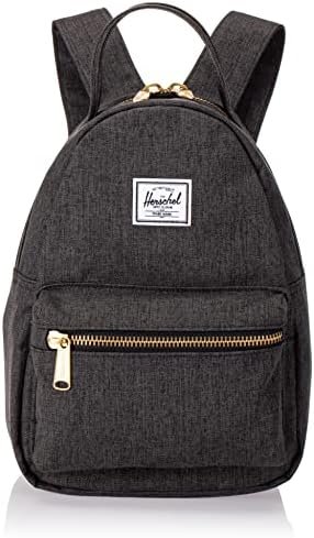Herschel Nova Backpack, Black Crosshatch, Mini 9L Herschel Nova Backpack, Black Crosshatch, Mini 9L