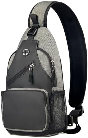 Javolto Crossbody Bags Sling Backpack，Multipurpose Cross body Shoulder Bag for Men and Women Chest Bag Travel Hiking Daypack