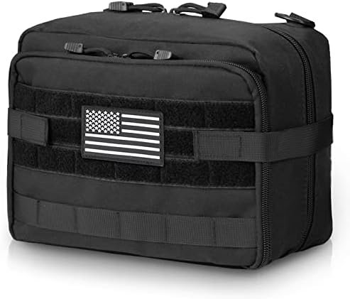 Jueachy Tactical Molle Pouch Large Admin Bag Utility Tool Pouches Molle Attachment EDC Pouches Expandable Molle Accessories Organizer Medical Pocket U.S.A Patch Included Jueachy Tactical Molle Pouch Large Admin Bag Utility Tool Pouches Molle Attachment EDC Pouches Expandable Molle Accessories Organizer Medical Pocket U.S.A Patch Included