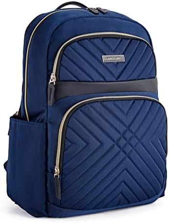 LIGHT FLIGHT Laptop Backpack for Women, Work Backpack Fits 15.6 Inch Computer Bookbags Back Pack with Charging Port Hole for Travel Work Business Hiking College, Navy Blue LIGHT FLIGHT Laptop Backpack for Women, Work Backpack Fits 15.6 Inch Computer Bookbags Back Pack with Charging Port Hole for Travel Work Business Hiking College, Navy Blue