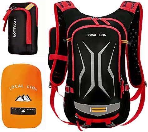 LOCALLION Cycling Backpack Biking Daypack for Outdoor Sports Running Breathable Hydration Pack Men Women 18L LOCALLION Cycling Backpack Biking Daypack for Outdoor Sports Running Breathable Hydration Pack Men Women 18L