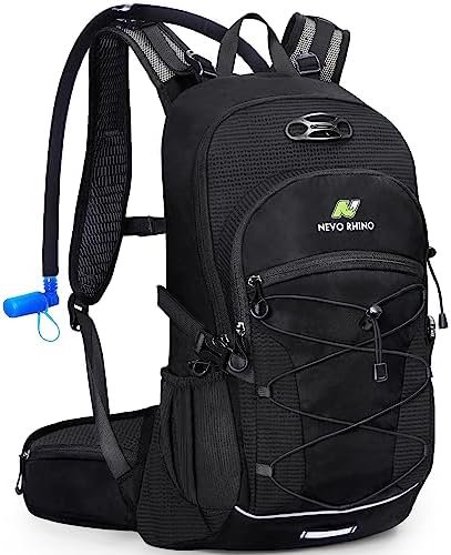 N NEVO RHINO Hydration Backpack Water Backpack with Rain Cover 2L Water Bladder, Insulation Hydration Day Rucksack for Hiking N NEVO RHINO Hydration Backpack Water Backpack with Rain Cover 2L Water Bladder, Insulation Hydration Day Rucksack for Hiking
