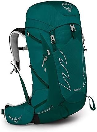 Osprey Tempest 30L Women’s Hiking Backpack with Hipbelt, Jasper Green, WXS/S Osprey Tempest 30L Women’s Hiking Backpack with Hipbelt, Jasper Green, WXS/S