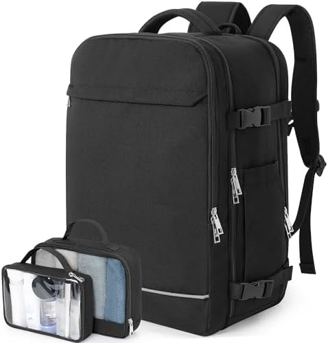 Sinaliy Backpack, Large Backpack for Women Men, 40L Travel Backpack, Personal Item Backpack, Carry On Backpack, Waterproof Backpack for College, Business, Hiking, Work Sinaliy Backpack, Large Backpack for Women Men, 40L Travel Backpack, Personal Item Backpack, Carry On Backpack, Waterproof Backpack for College, Business, Hiking, Work