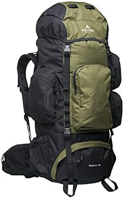 TETON 65L, 75L, 85L Explorer Internal Frame Backpack for Hiking, Camping, Backpacking, Rain Cover Included TETON 65L, 75L, 85L Explorer Internal Frame Backpack for Hiking, Camping, Backpacking, Rain Cover Included