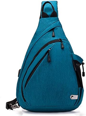 TurnWay Water-Proof Sling bag/Crossbody Backpack/Shoulder Bag with USB Charging Port for Travel, Hiking, Cycling, Camping TurnWay Water-Proof Sling bag/Crossbody Backpack/Shoulder Bag with USB Charging Port for Travel, Hiking, Cycling, Camping