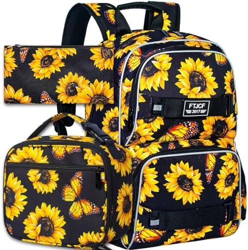 ZLYERT Laptop Backpack, 16 Inch School Bookbag and Lunch Bag Set, Water Resistant Backpacks for Teens Girls Women Students ZLYERT Laptop Backpack, 16 Inch School Bookbag and Lunch Bag Set, Water Resistant Backpacks for Teens Girls Women Students