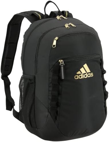 adidas Excel 6 Backpack, Black,Gold, One Size adidas Excel 6 Backpack, Black,Gold, One Size
