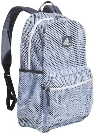 adidas Hermosa II Mesh Backpack, Blue Dawn/Onix Grey, One Size adidas Hermosa II Mesh Backpack, Blue Dawn/Onix Grey, One Size