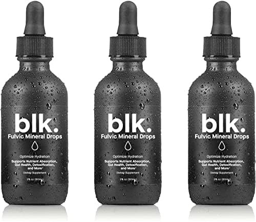 blk. PH 8+ Natural Mineral Alkaline Water Drops Electrolyte Infused with Fulvic and Amino Acids, Zero Sugar, 2oz., 3-Pack blk. PH 8+ Natural Mineral Alkaline Water Drops Electrolyte Infused with Fulvic and Amino Acids, Zero Sugar, 2oz., 3-Pack