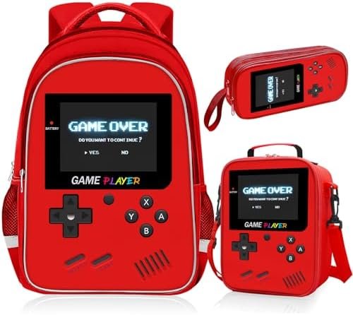 TILYTADLY School Backpack For Boys – Gamer Boys Backpack For Kids Children Teens Elementary Middle School – Ages 6-18,17″ TILYTADLY School Backpack For Boys – Gamer Boys Backpack For Kids Children Teens Elementary Middle School – Ages 6-18,17″