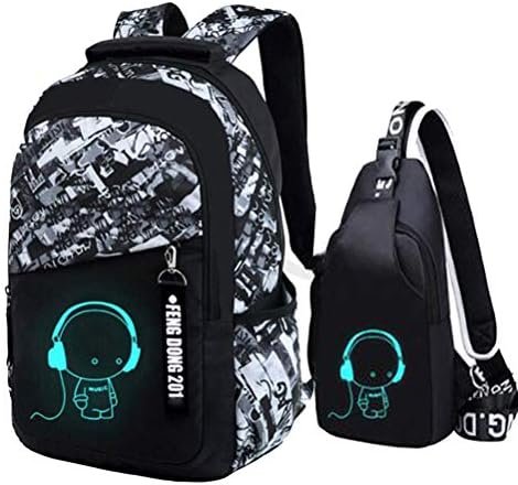 Asge School Backpack for Boys Print Backpack Teenagers Nylon Large School Bag Outdoor Reflective Daypack Asge School Backpack for Boys Print Backpack Teenagers Nylon Large School Bag Outdoor Reflective Daypack