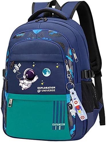 Astronaut Backpack for Boys Teens, Large Capacity School Bag Bookbag for Kids Elementary Middle (Blue Cyan) Astronaut Backpack for Boys Teens, Large Capacity School Bag Bookbag for Kids Elementary Middle (Blue Cyan)