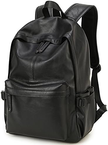 BAOSHA BP-08 Unisex PU Leather Computer Laptop Bag 15.6 inch Backpack Shoulder Bags Travel Hiking Rucksack Casual Daypack Black BAOSHA BP-08 Unisex PU Leather Computer Laptop Bag 15.6 inch Backpack Shoulder Bags Travel Hiking Rucksack Casual Daypack Black