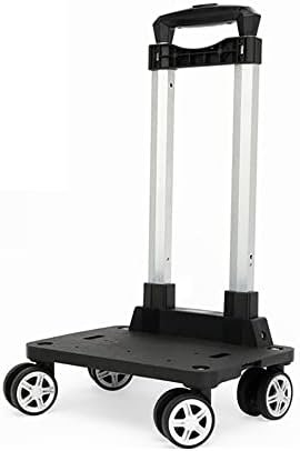 Backpack Trolley – 4 Wheers Folding Compact Lightweight Luggage Cart, Travel Trolley for Bags/Lunch Backpack/Golf Bag (4 Wheels) Backpack Trolley – 4 Wheers Folding Compact Lightweight Luggage Cart, Travel Trolley for Bags/Lunch Backpack/Golf Bag (4 Wheels)