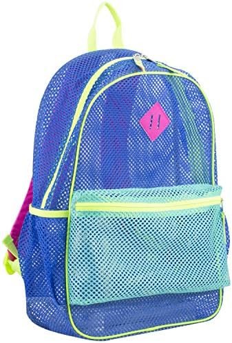 Eastsport Mesh Backpack, Dynamic Blue/Turquoise/Hot Pink/Neon Yellow Eastsport Mesh Backpack, Dynamic Blue/Turquoise/Hot Pink/Neon Yellow
