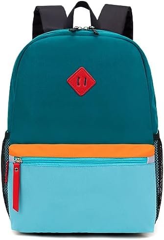 HawLander Little Kids Backpack for Boys Toddler School Bag Fits 3 to 6 years old, 15 inch, Blue Green HawLander Little Kids Backpack for Boys Toddler School Bag Fits 3 to 6 years old, 15 inch, Blue Green