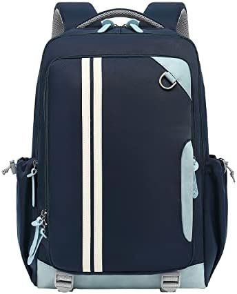 JIHUBEAR Youth Backpack Waterproof with Reflective Strips, Large Capacity, and Comfortable Wear for Students Aged 6-12, Perfect for School, Travel, and Outdoor Adventures Blue JIHUBEAR Youth Backpack Waterproof with Reflective Strips, Large Capacity, and Comfortable Wear for Students Aged 6-12, Perfect for School, Travel, and Outdoor Adventures Blue