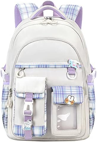 KUKUCAT Girl’s Backpacks 15.6 Inch Laptop School Bag College Backpack Travel Daypack Large Bookbags for Teens Students (Beige) KUKUCAT Girl’s Backpacks 15.6 Inch Laptop School Bag College Backpack Travel Daypack Large Bookbags for Teens Students (Beige)