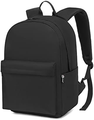 Kono Backpack College Rucksack Lightweight Bag Water Resistant Stylish Casual Daypack College Travel Business Work Bag for Men Women fits 15.4 Inch Laptop (Black) Kono Backpack College Rucksack Lightweight Bag Water Resistant Stylish Casual Daypack College Travel Business Work Bag for Men Women fits 15.4 Inch Laptop (Black)