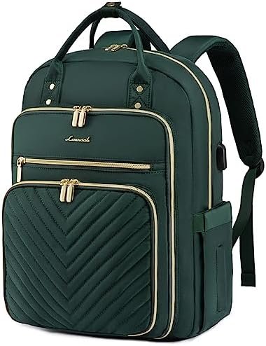 LOVEVOOK 15.6 Inch Laptop Backpack for Women,Fashion Work Travel Backpack,Waterproof Day Pack Purse for Teacher Nurse Dark Green LOVEVOOK 15.6 Inch Laptop Backpack for Women,Fashion Work Travel Backpack,Waterproof Day Pack Purse for Teacher Nurse Dark Green