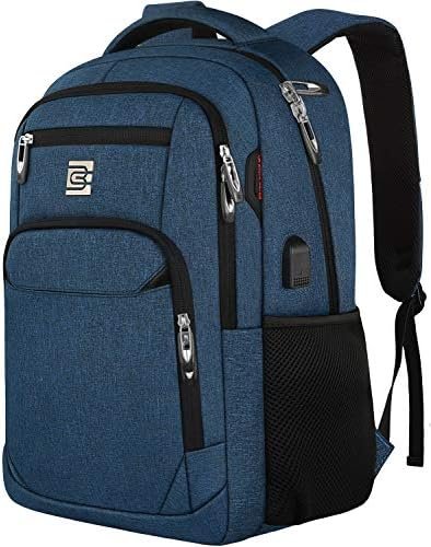 Laptop Backpack,Business Travel Anti Theft Slim Durable Laptops Backpack with USB Charging Port,Water Resistant College Computer Bag for Women & Men Fits 15.6 Inch Laptop and Notebook – Blue Laptop Backpack,Business Travel Anti Theft Slim Durable Laptops Backpack with USB Charging Port,Water Resistant College Computer Bag for Women & Men Fits 15.6 Inch Laptop and Notebook – Blue