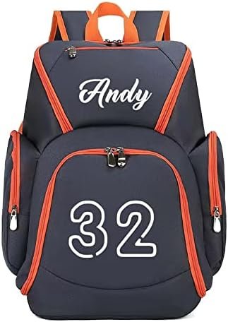Large Backpack for Boys Girls Men Women, Personalized Soccer Backpack & Bags for Basketball, Custom Sports Equipment Bag for Football Ball, Volleyball, Gym, Outdoor, Travel, School, Team – Navy Blue Large Backpack for Boys Girls Men Women, Personalized Soccer Backpack & Bags for Basketball, Custom Sports Equipment Bag for Football Ball, Volleyball, Gym, Outdoor, Travel, School, Team – Navy Blue
