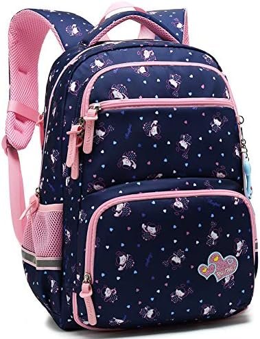 MIFULGOO Kids Girls School Backpack with Chest Strap Princess Cute Big Elementary Bookbag (Medium, Royalblue) MIFULGOO Kids Girls School Backpack with Chest Strap Princess Cute Big Elementary Bookbag (Medium, Royalblue)
