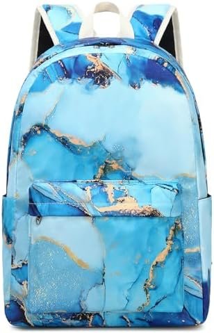 Octsky Kids Backpack for Girls Boys Elementary Primary Middle School Bags for Teens Childs Bookbags Cute Durable Travel Gifts Blue Marble Octsky Kids Backpack for Girls Boys Elementary Primary Middle School Bags for Teens Childs Bookbags Cute Durable Travel Gifts Blue Marble