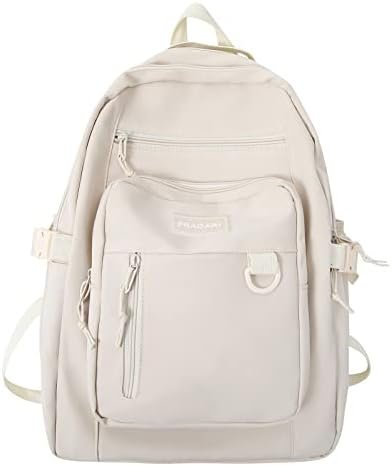 PRAGARI Kids Backpack for School Cute Aesthetic Beige Backpack Girls Student Bookbag Women Travel Lightweight Book Bag PRAGARI Kids Backpack for School Cute Aesthetic Beige Backpack Girls Student Bookbag Women Travel Lightweight Book Bag