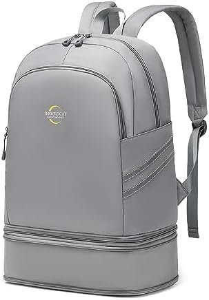 SHOULDCAT Laptop Backpack for Women, Travel Backpack with Shoe Compartment,Work Backpack Purse, Casual Daypacks for College,Grey SHOULDCAT Laptop Backpack for Women, Travel Backpack with Shoe Compartment,Work Backpack Purse, Casual Daypacks for College,Grey