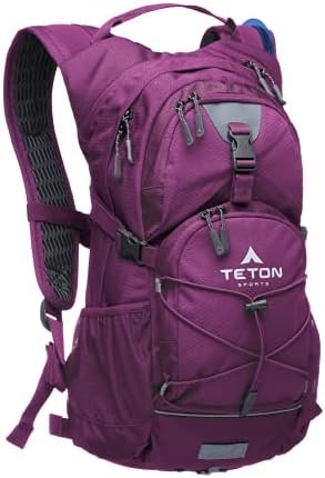 TETON Sports 18L, 22L Oasis Hydration Backpacks– Hydration Backpack for Hiking, Running, Cycling, Biking, Hydration Bladder Included – Plus a Sewn-in Rain Cover TETON Sports 18L, 22L Oasis Hydration Backpacks– Hydration Backpack for Hiking, Running, Cycling, Biking, Hydration Bladder Included – Plus a Sewn-in Rain Cover