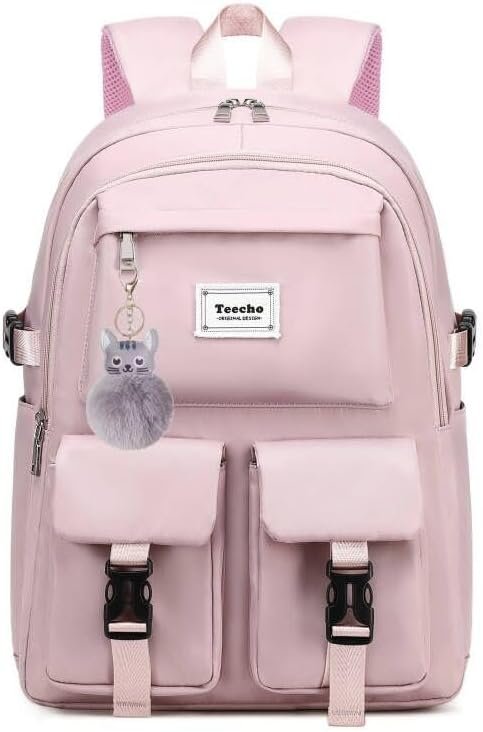 Teecho Stylish School Backpack For Men and Women Roomy Girl Book Bag Cute Shoolbag Teecho Stylish School Backpack For Men and Women Roomy Girl Book Bag Cute Shoolbag