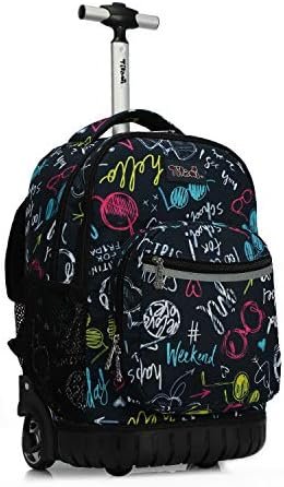 Tilami Rolling Backpack 19 inch Wheeled Boys Girls Travel School Student Trip… Tilami Rolling Backpack 19 inch Wheeled Boys Girls Travel School Student Trip…