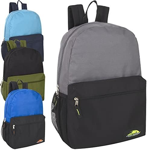 Trail maker Wholesale Backpacks 24 Backpacks for Kids, School, Adults, Sports | 18 Inch Color Block Backpacks for Men, Women, Kids (Boys Color Pack) Trail maker Wholesale Backpacks 24 Backpacks for Kids, School, Adults, Sports | 18 Inch Color Block Backpacks for Men, Women, Kids (Boys Color Pack)