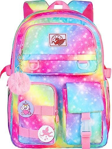 UFNDC Laptop Backpack for Girls, 17″ Water Resistant College School Bag, Cute Anti Theft Rainbow Book for Women College Teenagers UFNDC Laptop Backpack for Girls, 17″ Water Resistant College School Bag, Cute Anti Theft Rainbow Book for Women College Teenagers