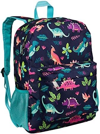 Wildkin 16-Inch Kids Backpack for Boys & Girls, Perfect for Elementary School Backpack, Features Padded Back & Adjustable Strap, Ideal Size for School & Travel Backpacks (Darling Dinosaurs) Wildkin 16-Inch Kids Backpack for Boys & Girls, Perfect for Elementary School Backpack, Features Padded Back & Adjustable Strap, Ideal Size for School & Travel Backpacks (Darling Dinosaurs)